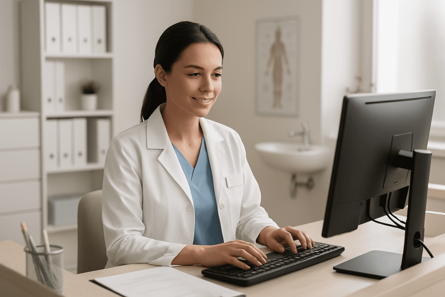 Capa: Agenda Médica Online vs. Agenda Física: Por que Migrar