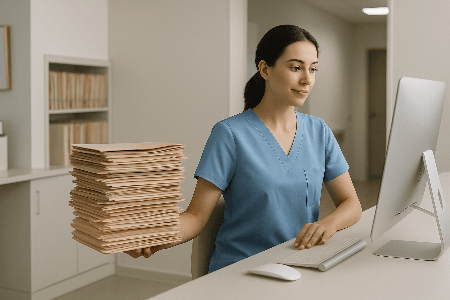 Capa: Do Papel ao Digital: Sistema de Gestão para Clínicas