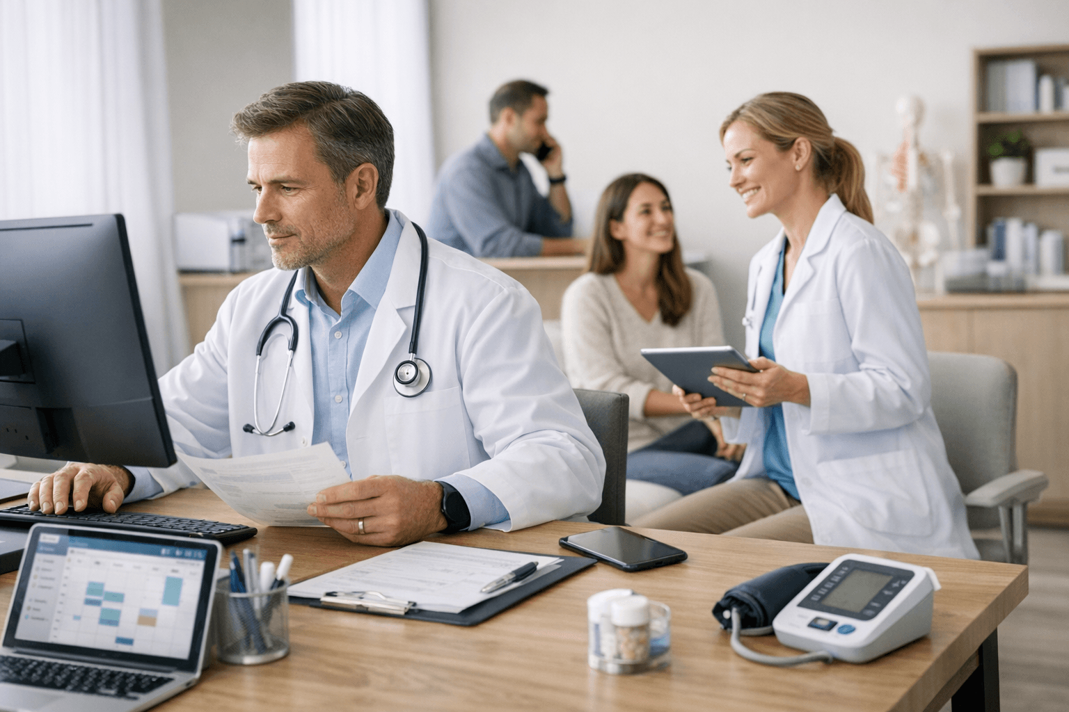 Capa: Gestão de consultório: 10 ferramentas que todo médico precisa