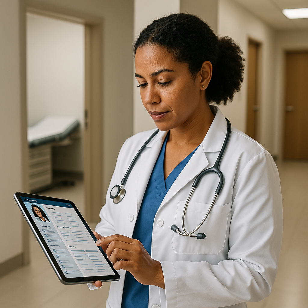 Fluxo de atendimento em clínica com software de gestão de pacientes, da recepção ao pós-consulta
